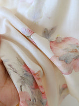 Floral Butterfly Long Sleeve Cotton Pajama Set