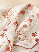 Cute Cherry & Mushroon Print Pajama Set