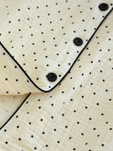 2Pcs Short Sleeve Polka Dots Pajamas