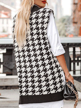 Side Slit Ribbed Seater Vest