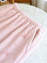 Flannel Print Long Pajama Pants