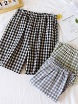 Classic Plaid Pajama Shorts
