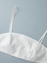 Spaghetti Strap Crop Top &  Maxi Skirt Set