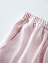 Kafiloe Lace Trim Camisole Pajama Set