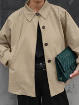 Classic Single Breasted Trench Coat