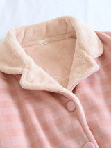 Kafiloe Thick Plaid Flannel Pajamas