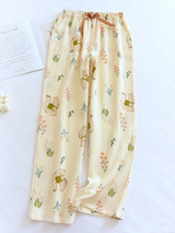 Printed Long Cotton Pajama Pants