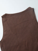 Knit Scoop Neck Maxi Dress