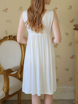 Cotton V Neck Flare Nightgown