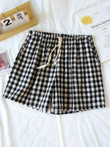 Classic Plaid Pajama Shorts