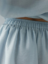 Ruffle Frill Long Sleeve Shirt & Shorts Set