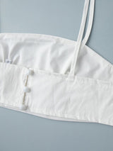 Spaghetti Strap Crop Top &  Maxi Skirt Set