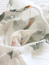 2Pcs Cherry Tomato Kimono Pajama Set