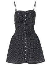 Polka Dot Flare Mini Dress