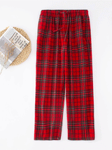 Flannel Couple Plaid Pajama Pants