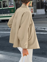 Classic Single Breasted Trench Coat