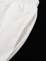 Cotton Sleeveless Tank Top & Wide Pants Set