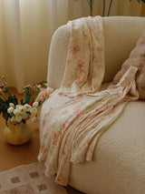 Kafiloe Pink Flowers Cotton Pajama Set