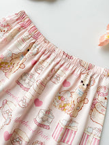 Sweet Bear & Cake Short Sleeve Pajama Set