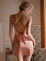 Satin Lace Camisole Nightgown