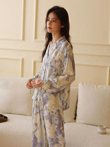 Kafiloe Vintage Print Pajama Set