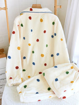 Flannel Long Sleeve Pajama Set