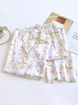 Floral Printed Cotton Pajama Set