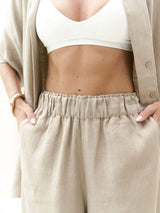 Button Down Shirt With Long Pants Set