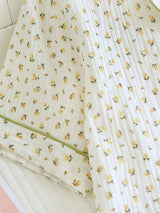 2Pcs/3Pcs Short Sleeve Floral Pajamas