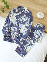 Printed Long Sleeve Pajama Set