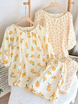 Cute Half Sleeve Pajamas Set