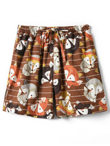 Cute Cartoon Print Pajama Pants