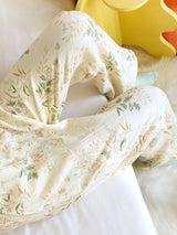 Printed Cotton Pajama Pants
