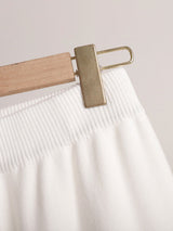 V Neck Solid Knitted Sweater Set