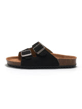 Buckle Double Straps Slippers