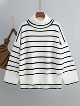 Turtleneck Stripe Sweater