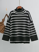 Turtleneck Stripe Sweater