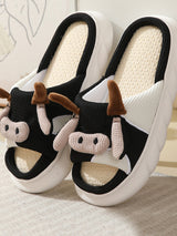 Linen Cartoon Cute Slipper