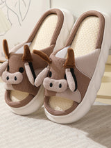 Linen Cartoon Cute Slipper