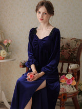 Velvet Split Elegant Nightgown