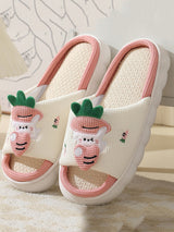 Linen Cartoon Cute Slipper