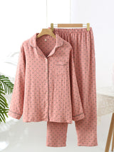 Cotton Check Couple Pajama Set