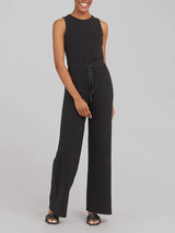 2Pcs Tank Top Wide Leg Pants Romper