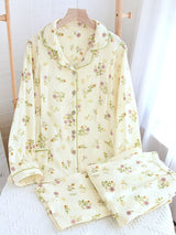 Cotton Floral Nasuring Pajama Set