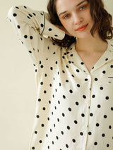 Kafiloe Polka Dot Pajama Set
