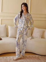 Kafiloe Vintage Print Pajama Set