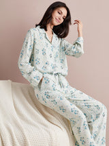 Modal Floral Long Sleeve Pajama Set