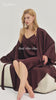 Kafiloe Soft Brown Two Piece Nightgown Set