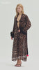 Kafiloe Leopard Leather Cuff Robe