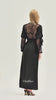 Kafiloe Lace Back Bowtie Long Sleeve Robe